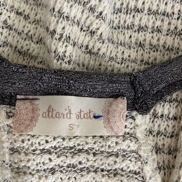 Altar’d State halter top small knit preppy stripes coastal chic quiet luxury - Picture 10 of 11